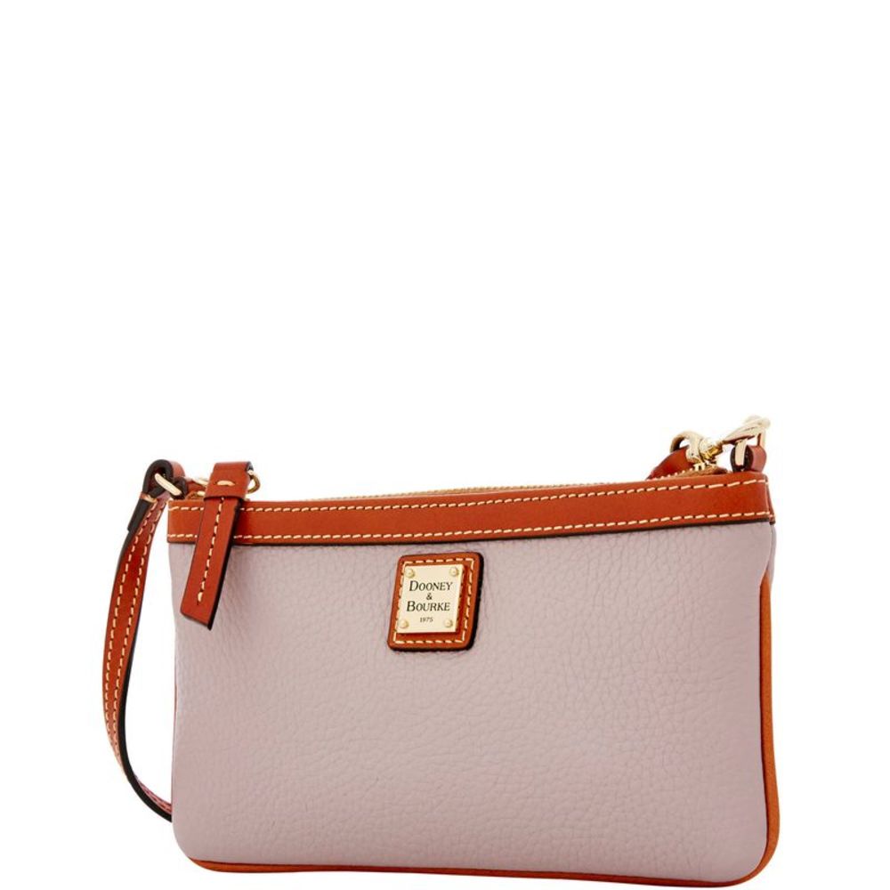 Dooney & Bourke Pebble Grain Large Slim Wristlet - Oyster - Picture 2 of 4
